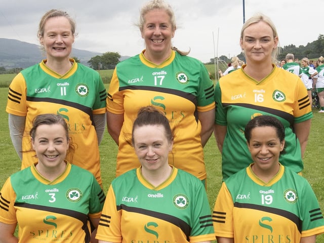 The Desertmartin Ladies pictured before Saturday's Ulster Ladies Blitz at Beart GAC.