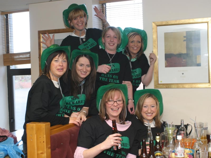 Party celebrations back in 2004: Helen Anderson.