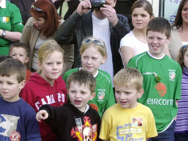 Buncrana St Patrick's Day in 2003:.