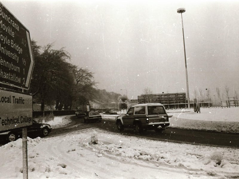 A snow scene from January 1993.