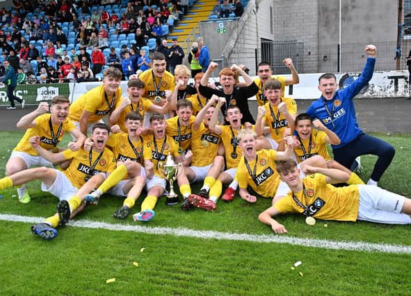 The Co. Derry squad who created history when being crowned SuperCup champions after victory in the Premier Section final over Mexican side Tigres.
