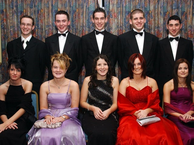 St Columb's College Formal 20 years ago in Derry in 2003