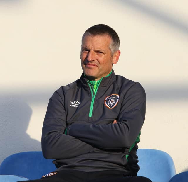Ireland U21 manager Jim Crawford believes Derry City is the perfect fit for striker Colm Whelan. Photograph by Kevin Moore.