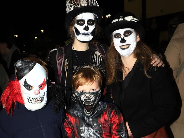 Awakening the Walled City Trail, celebrating the 40th anniversary of the Derry Halloween Festival. (Photo - Tom Heaney, nwpresspics)