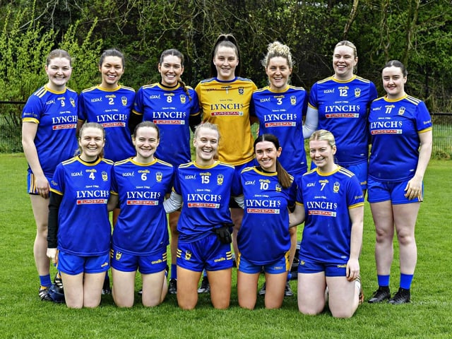 Steelstown girls who competed in the inaugural Charlene Griffiths Memorial 7s tournament held at Pairc Bhrid. Photo: George Sweeney