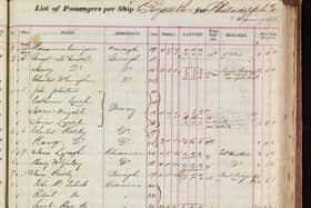 A passenger book of shipping agent J & J Cooke listing the names of those leaving Foyle Port for Philadelphia, Québec and St. John, New Brunswick between March 1858 and July 1867.