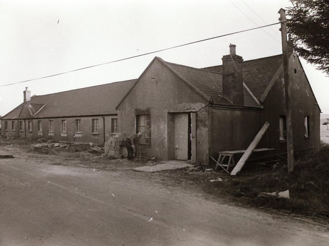 Restoration of hall at Desertegney.