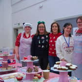 Staff from St. Mary's College at the Christmas Fair.