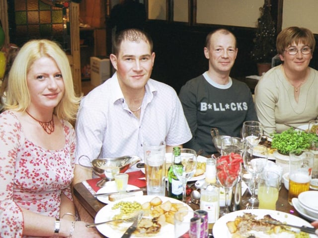 Enjoying the 30th birthday party at The Villager, Eglinton were L/R:- Glynis McClements, David Miller, Trevor Devenny and Eileen Devenny.