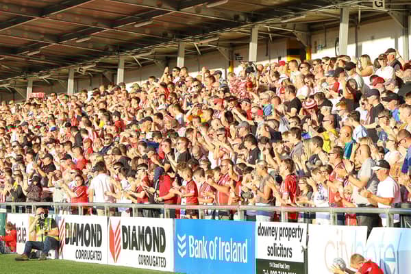 Derry City's Southend Park Stand along with the Mark Farren Stand will be packed to the rafters on Sunday.