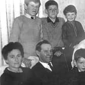 Kathleen Thompson pictured with her family.