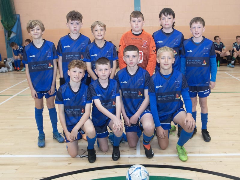 The Broadbridge Primary School team, beaten finalists in the Sean O'Kane Memorial Cup.