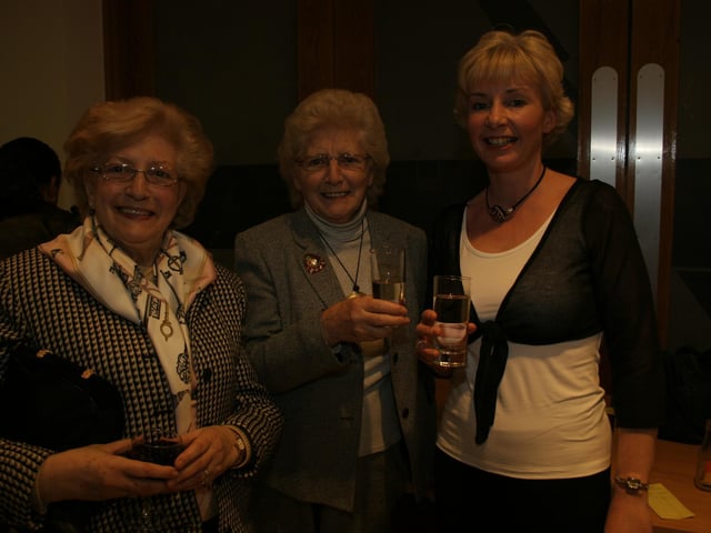 Enjoying a night at the Millennium Forum in April 2005.