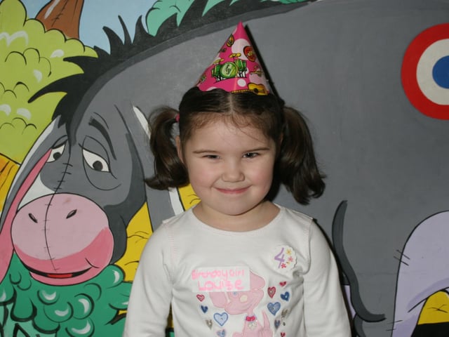 Louise's 4th birthday.