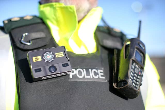 Body worn camera.