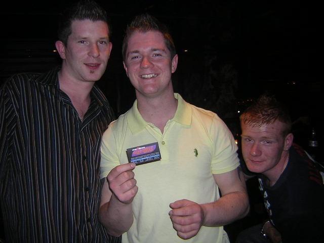 Enjoying a night out in Derry city centre and catching the Ulsterbus nightbus home back in April 2005.