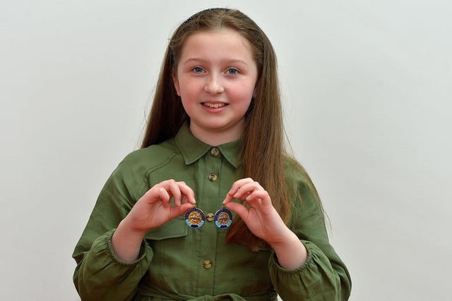 Ava  Connolly was awarded first place for Cello Under 16 and achieved second place for Piano Own Choice age 10-11 at the Feis Dhoire Cholmcille on Thursday at the Millennium Forum. Photo: George Sweeney.  DER2315GS – 189