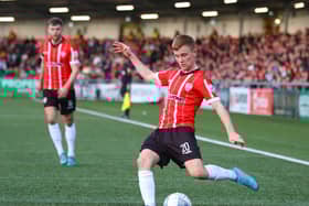 Derry City's Brandon Kavanagh scored his second goal for the club in Friday night's win over Finn Harps.