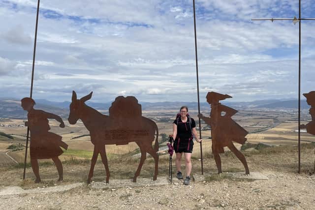 Amanda Simpson on the Camino.
