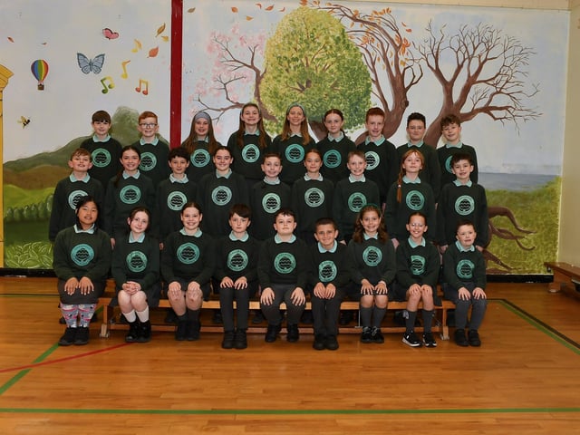 Mrs Gregg’s P7 class at Oakgrove Primary School.