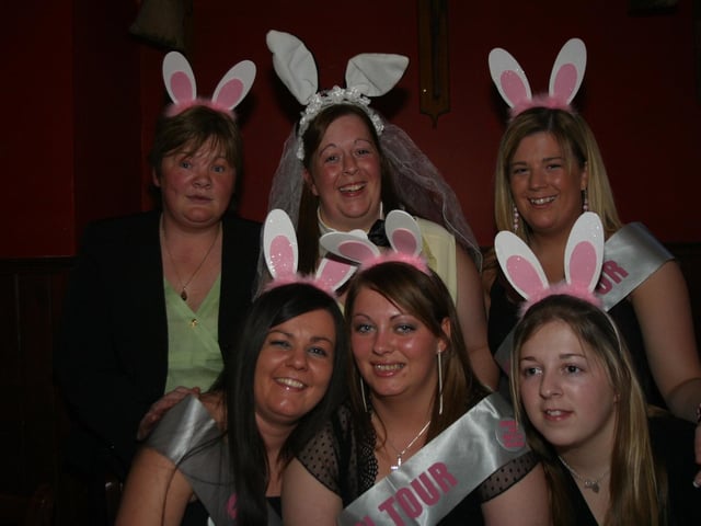 Party celebrations back in April 2004.