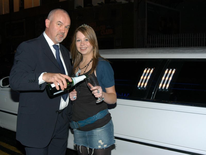 Laura Harkin's 18th birthday with a limo.