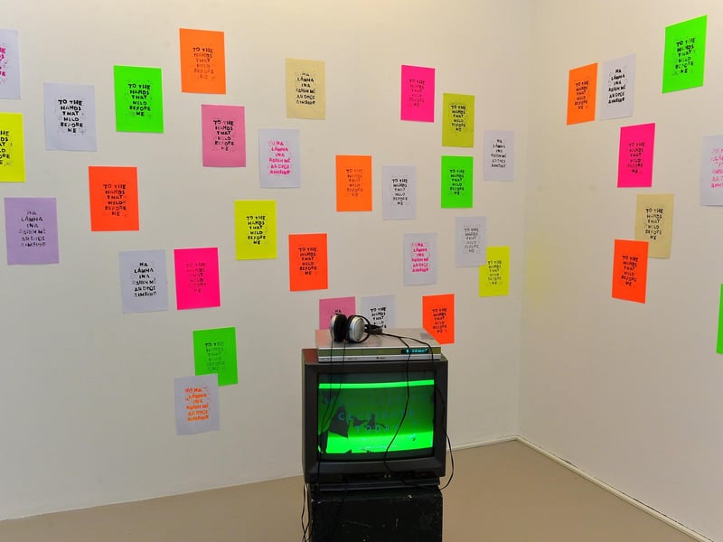 Chloe Austin’s exhibit ‘To the hands that held before me’ at the Centre for Contemporary Art’s ‘Urgencies’ Exhibition which runs until 18th March next. Photo: George Sweeney. DER2304GS – 29