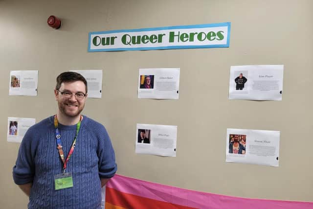 The Rainbow Project’s Western and Regional Health and Wellbeing Officer James McGoldrick.