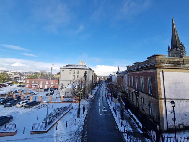 View of the city from Bishop's Gate.