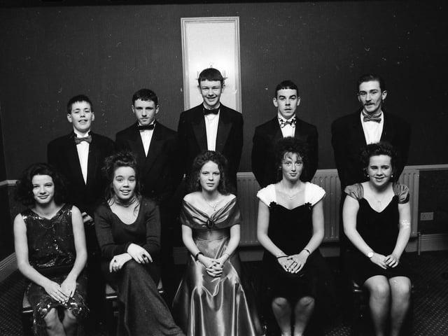 Attendees at the St. Brigid’s High School formal in February 1994