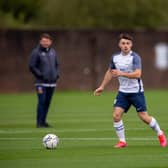 New Derry City signing Adam O'Reilly pictured playing for Preston North End against Carlisle Utd in the Central League Cup match at Euxton