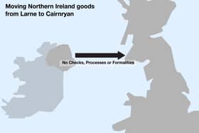 The policy paper claims 'unfettered access for qualifying Northern Ireland goods to Great Britain will be safeguarded and future-proofed'.