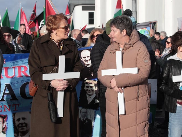 Bloody Sunday families. (Photo - Deirdre Heaney, nwpresspics)