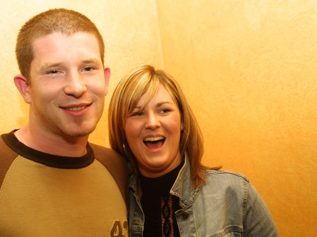 Barney O'Donnell with Louise Kennedy