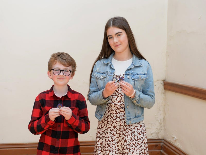 Patrick McDermott was placed third, Favourite Poem, and his sister Aoife achieved second in Young People’s Verse and third in Prose at the Feis Dhoire Cholmcille on Wednesday at St Columb’s Hall. Photo: George Sweeney.
