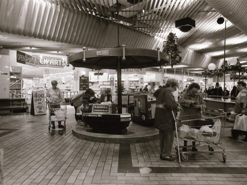 Shopping at Stewarts back in 1994.