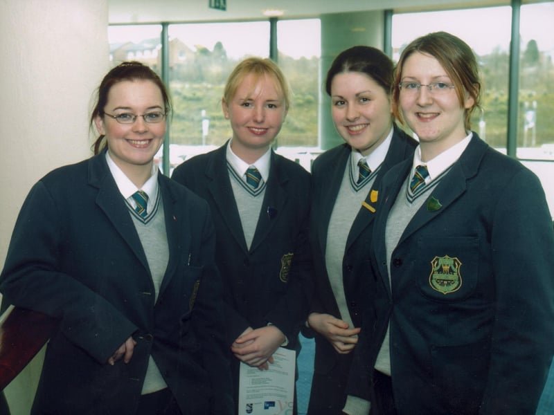 The Thornhill College team who were finalists in this year's 'Young Consumers' competition.