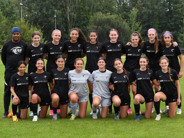 The Surf Select (USA) Under-15's Girls team.