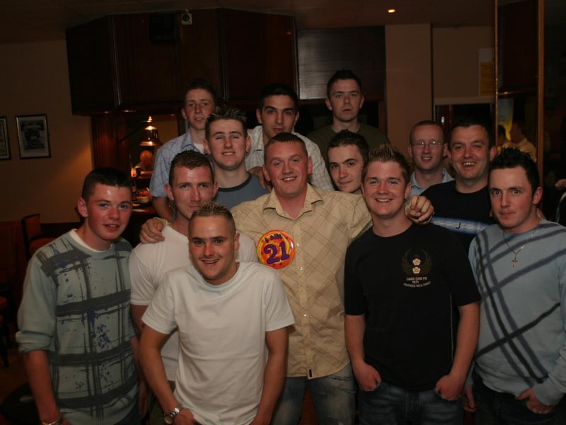 Darrens' big 21st birthday, with family and friends.