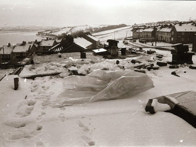 Derry under a blanket of snow in January 1984