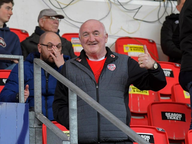 Garvan Kerr at the Brandywell for Derry City’s game against Shamrock Rovers. Photo: George Sweeney