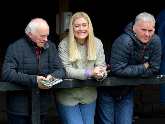 Rugby fans at the Ulster v Connacht game at Judges Road. Photo: George Sweeney