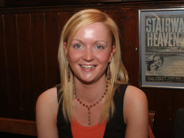 Parties and celebrations April 2005: Liadhan McKenna.