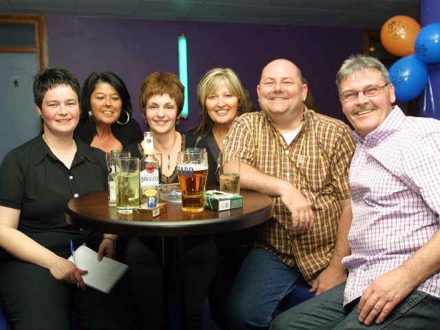 Jackie Boyle, Sadie Rodgers, Rosemary Gallagher, Marilyn Patterson, Philip Caning and John Gallagher.