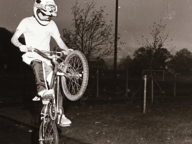 BMX bikers at Templemore Sports Complex.