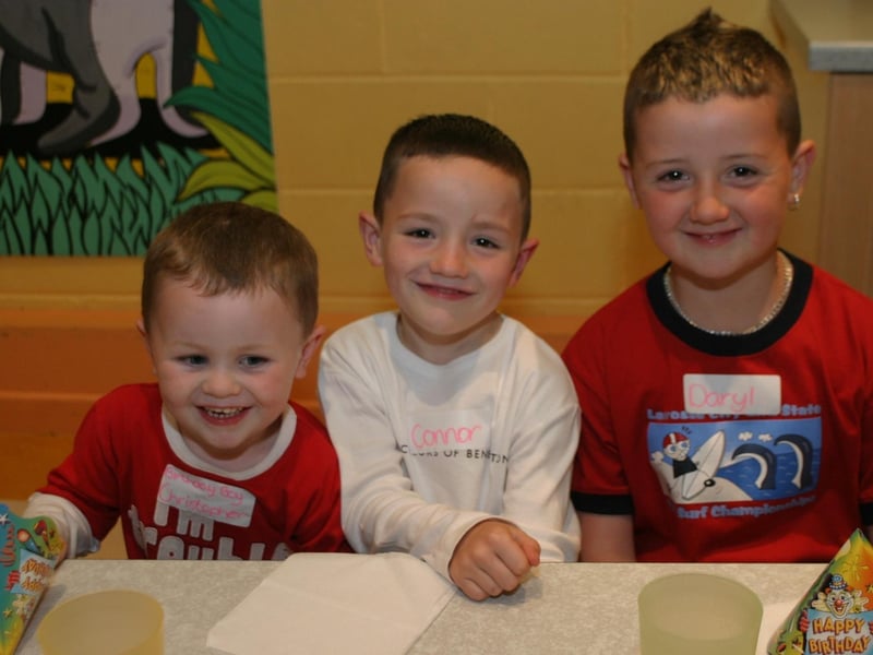 Birthday celebrations for Christopher McCay.