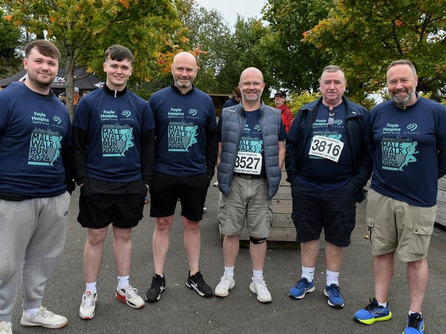 Foyle Hospice Run/Walk participants.  Photo: George Sweeney