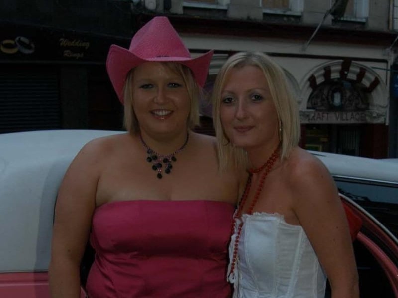 Tracey Collins celebrating her 30th birthday.