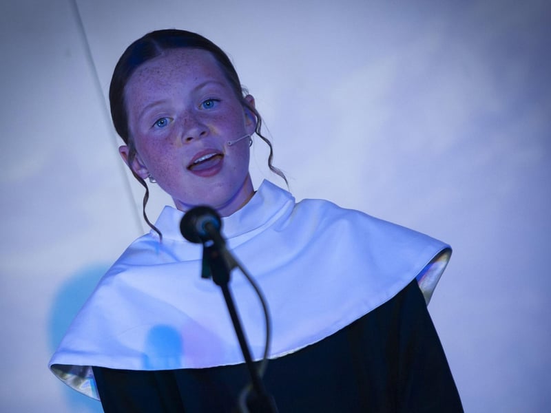 Ava, AKA Maria, letting us know that the hills around Hollybush are definitely alive!