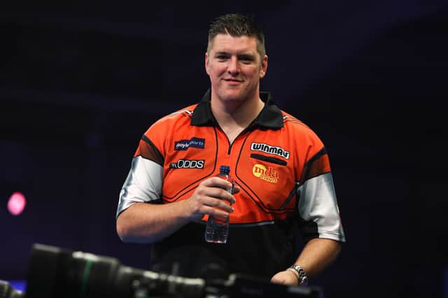 Daryl Gurney defeated  Rob Cross in three sets in the BoyleSports World Grand Prix at the Morningside Arena, Leicester. Picture by Kieran Cleeves/PDC